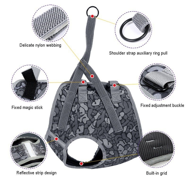 Dog Soft Adjustable Harness Pet Large Dog Walk Out Harness Vest for Medium Dog Chest Strap Dog Harness Pets Accessories