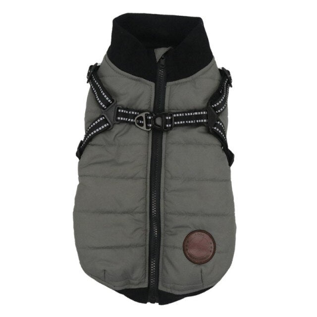 Waterproof Dog Clothes Winter Warm Pet Vest Zipper Jacket Coat For Small Medium Large Dogs Pug Chihuahua Ropa Para Perros