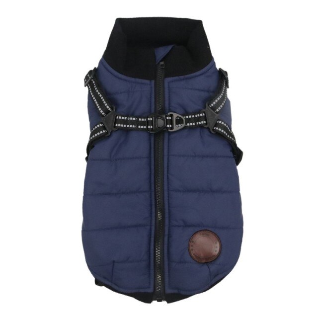 Waterproof Dog Clothes Winter Warm Pet Vest Zipper Jacket Coat For Small Medium Large Dogs Pug Chihuahua Ropa Para Perros